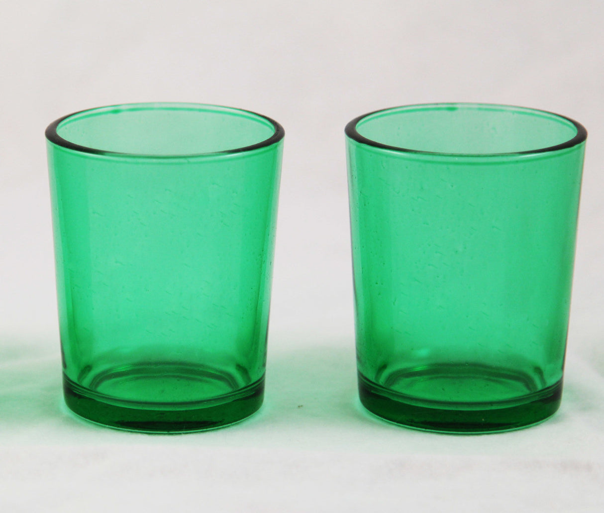 10 Pack Green Glass Votive Candle Holders Table Centreoieces Xmas Wedding Anniversary Event Recption Party Function or Home Decor