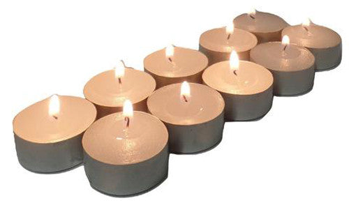 Wholesale Lot Large Tealight Candles 6cm Wide in silver foil cup 200 in a pack - Party Event Wedding BBQ Dinner Romantic Ambience Decor