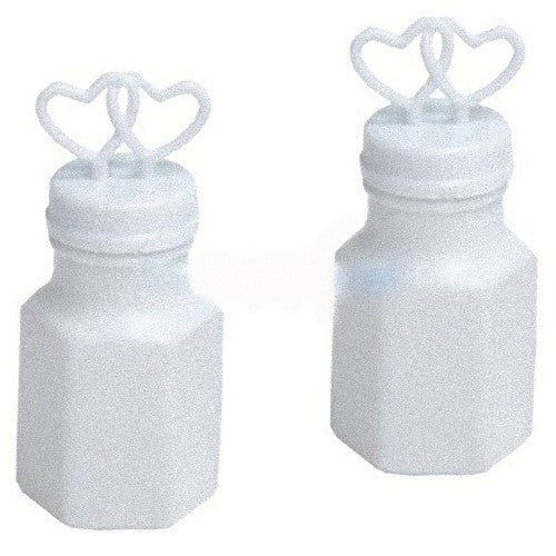 20 Pack Mini Wedding Heart Bubble Bottles send off wedding favors custom party favors