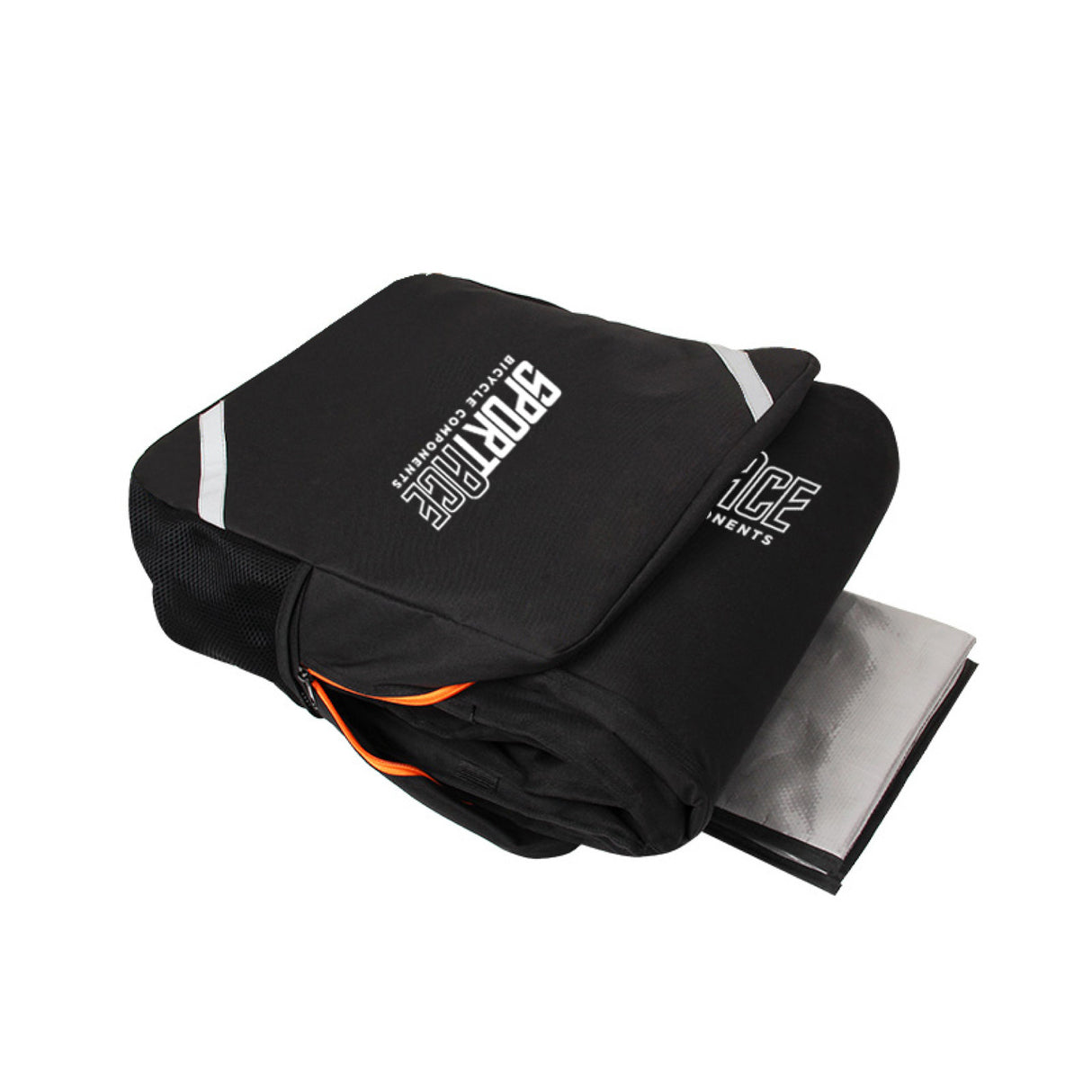 SPORTACE Portable Soft Shell Bike Travel Case - 120CM X 75CM - Universal Carrier for Mountain, Hybrid, BMX, and Road Bikes - Black