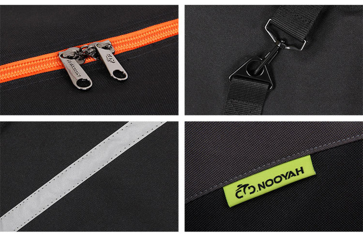 SPORTACE Portable Soft Shell Bike Travel Case - 120CM X 75CM - Universal Carrier for Mountain, Hybrid, BMX, and Road Bikes - Black