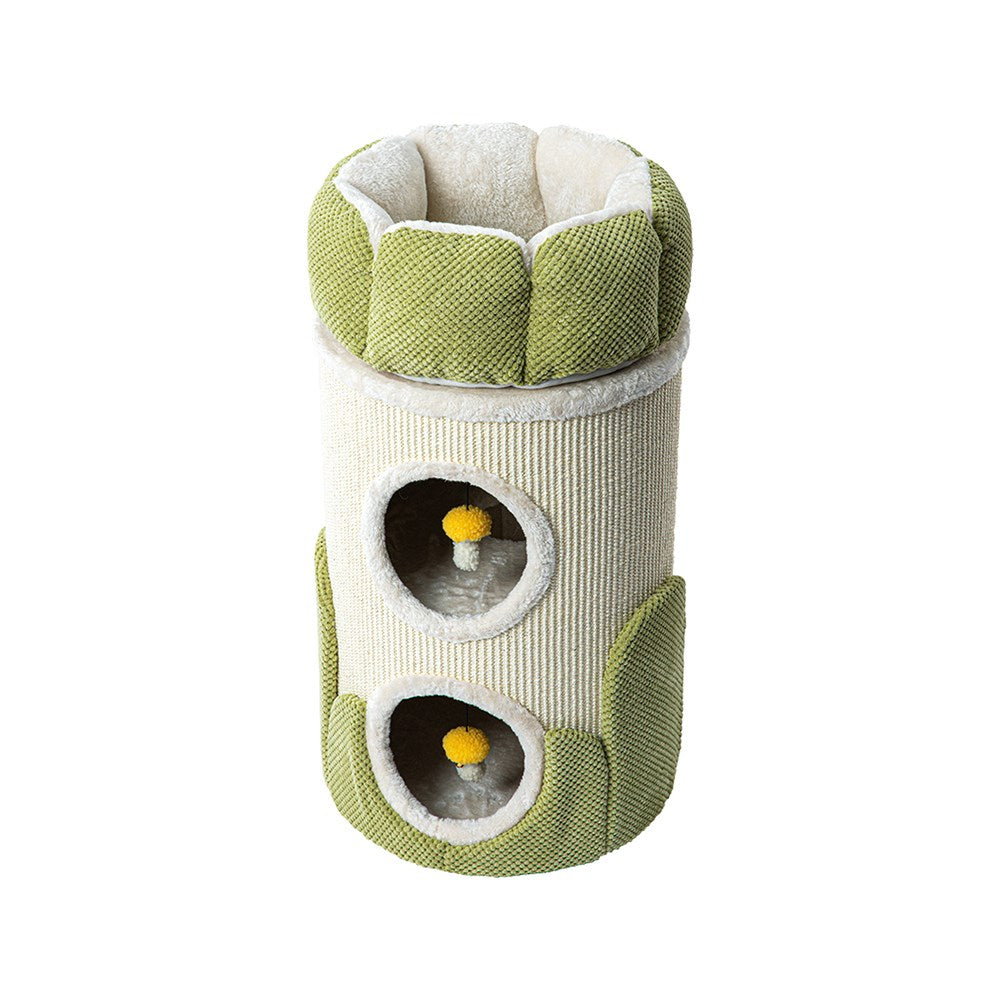 HONEYPOTCAT Arctic Snug Double Sisal Barrel - 75cm