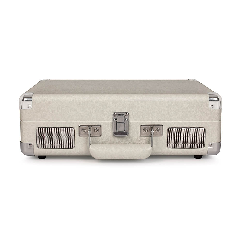 Crosley Cruiser Bluetooth Portable Turntable + Crosley Turntable Stand Bundle- White Sands