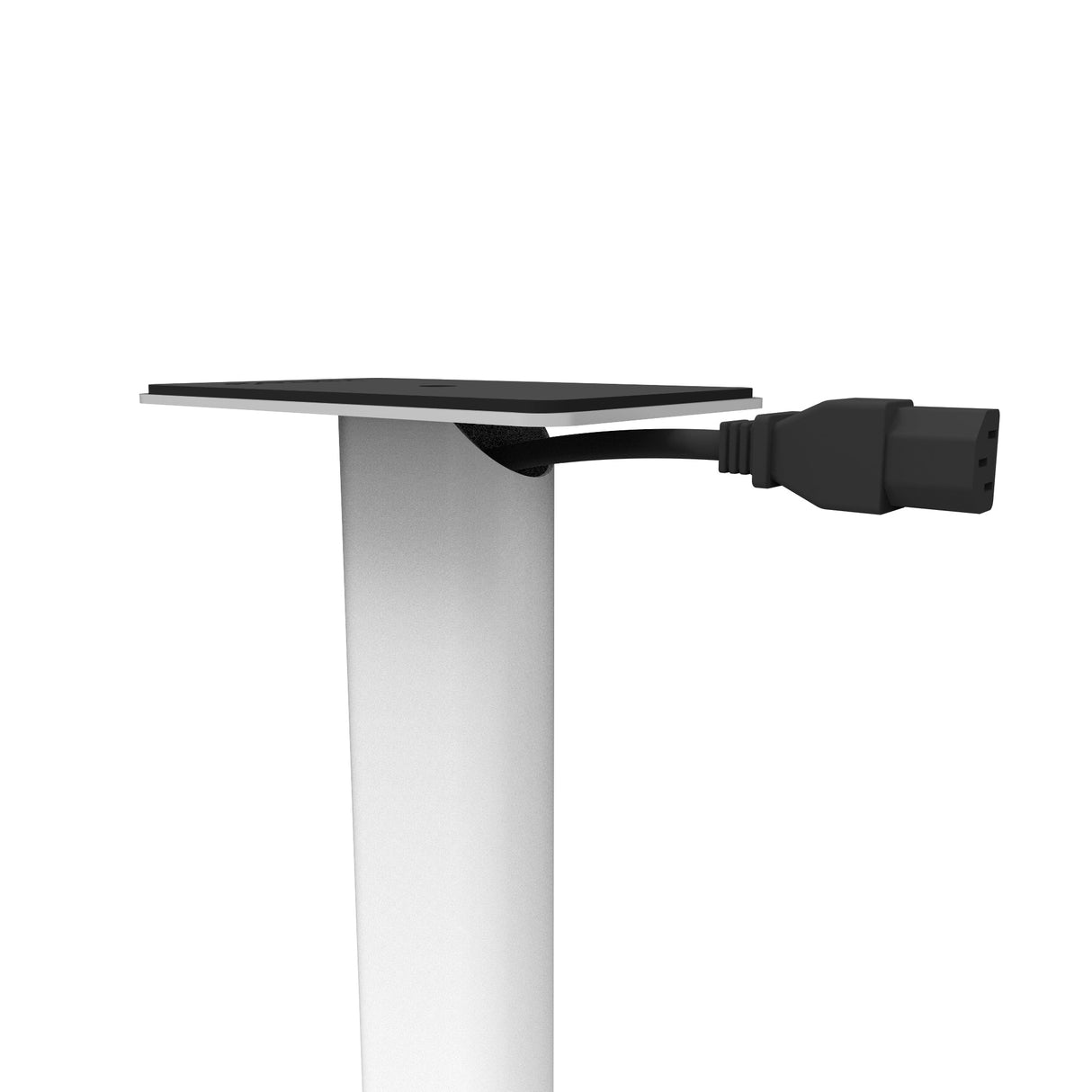 Kanto SP32PLW 32 Tall Bookshelf Speaker Floor Stands - Pair, White