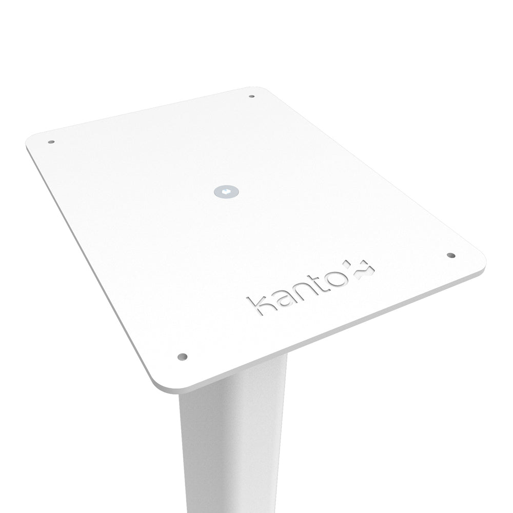 Kanto ST28W 28 Universal Bookshelf Speaker Floor Stand - White, Pair