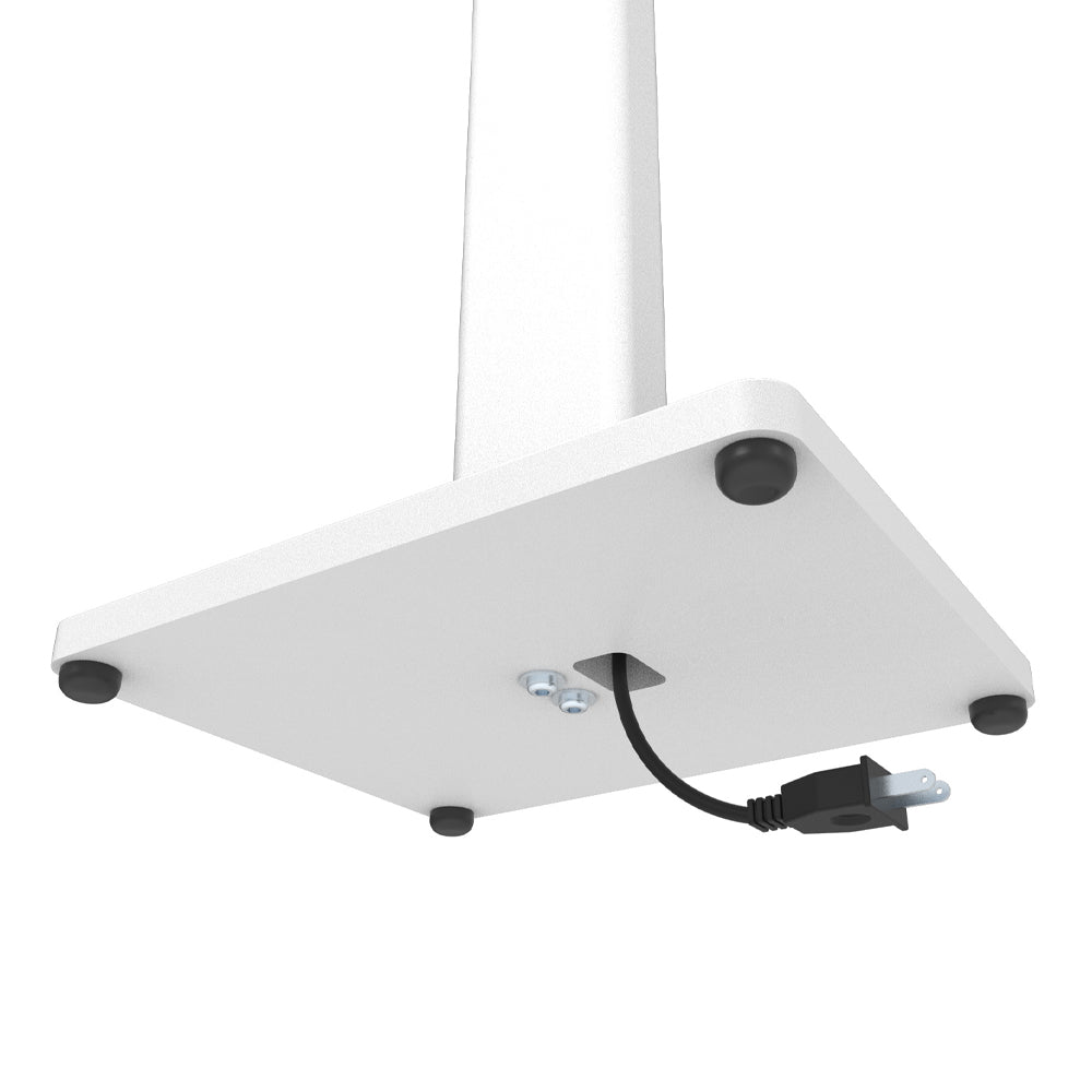 Kanto ST34W 34 Universal Bookshelf Speaker Floor Stand - White, Pair