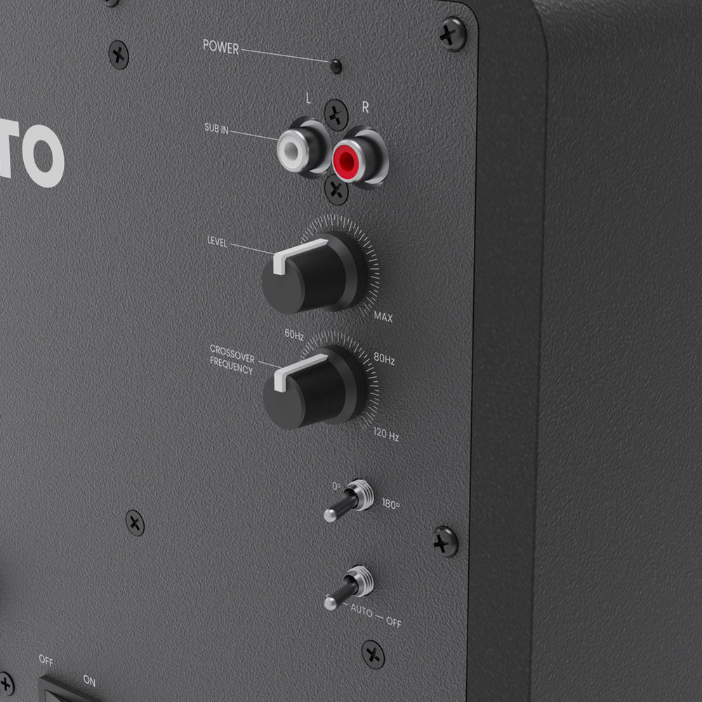 Kanto SUB6 200W 6" Sealed Powered Subwoofer, Matte Black