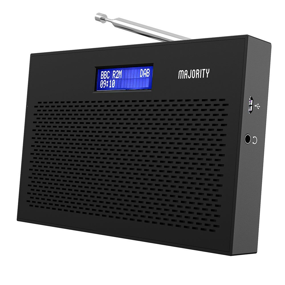 Majority Histon Compact Dab & Fm Radio-black