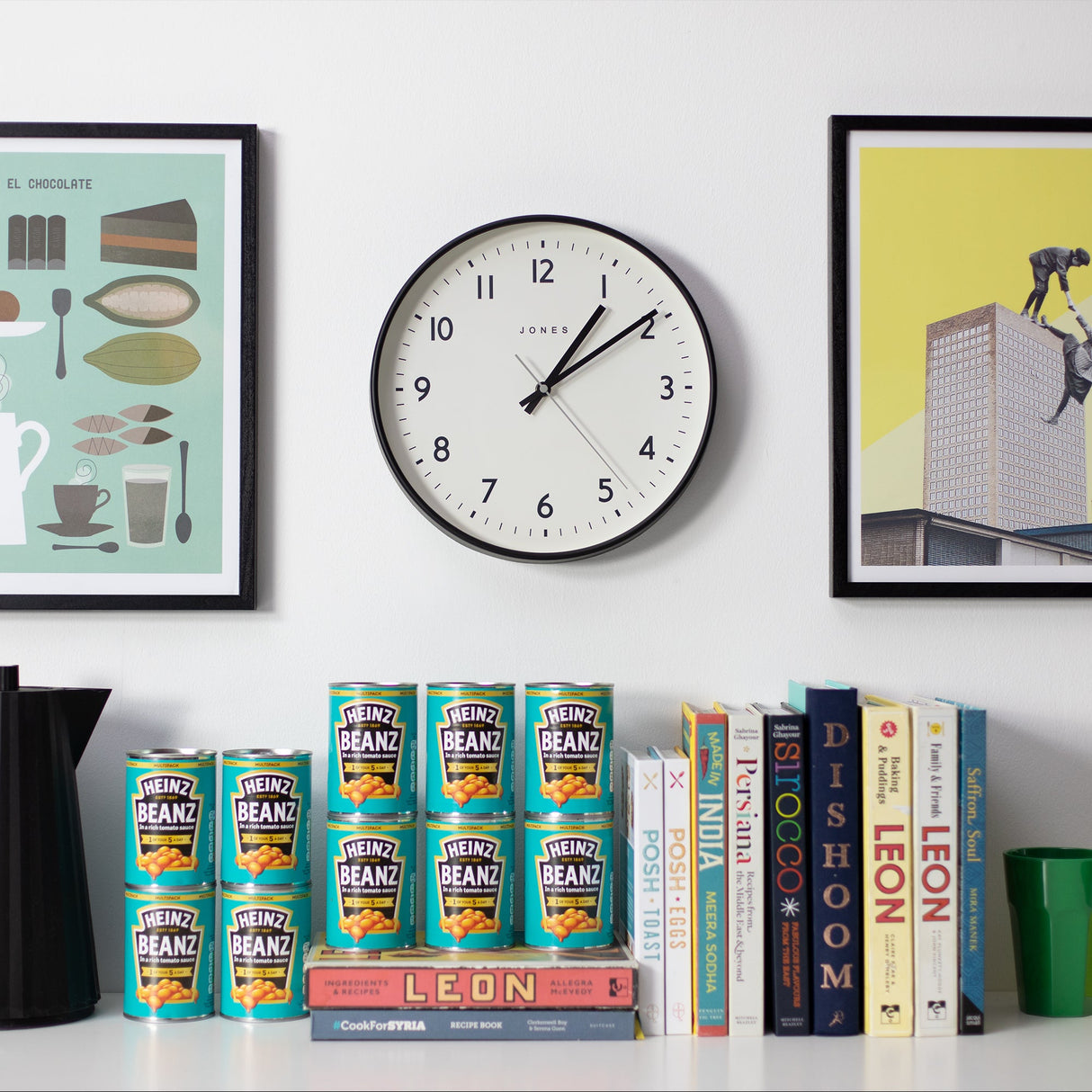 Newgate Jones Jam Clock Matte Black