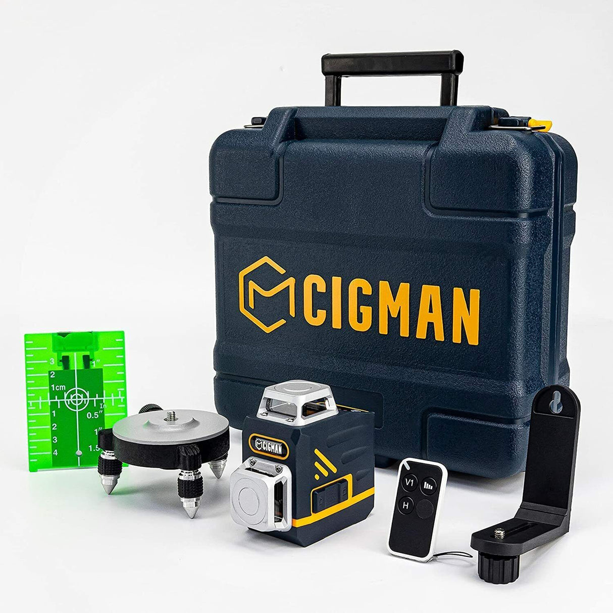 CIGMAN CM720 Laser Level Self Leveling 2 x 360? Green Cross Line Rechargeable