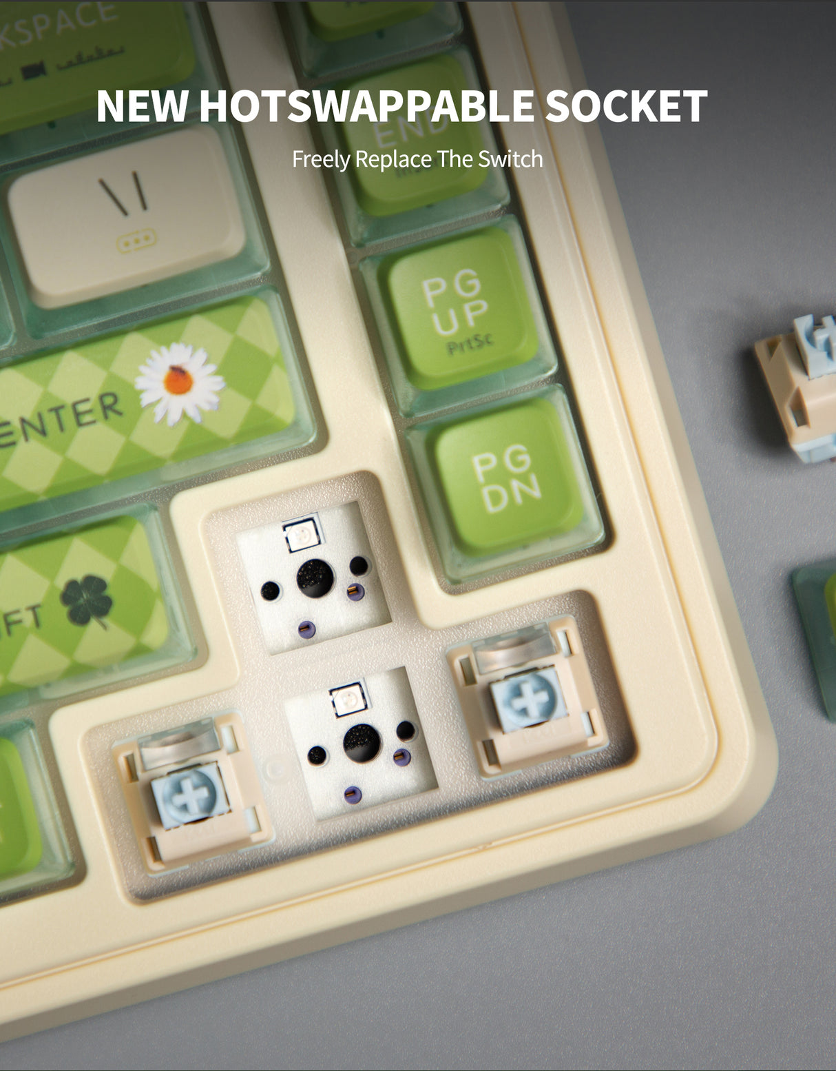 KZZI K75 PRO Gasket-Mounted Wireless 75% Mechanical Keyboard with RGB and Triple Mode Connectivity, Featuring Eternity Tactile Switches