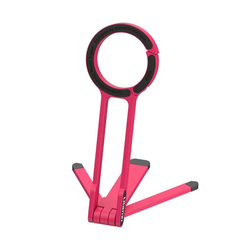 ULANZI MA30 Magnetic Phone Tripod Stand for iPhone - Aluminium Maglock Smartphone Mini Tripod Pocket Cell Phone Stand Dual-Sided Magnet Quick Mount Compatible with iPhone 16 15 14 13 12 Magsafe
(Red)