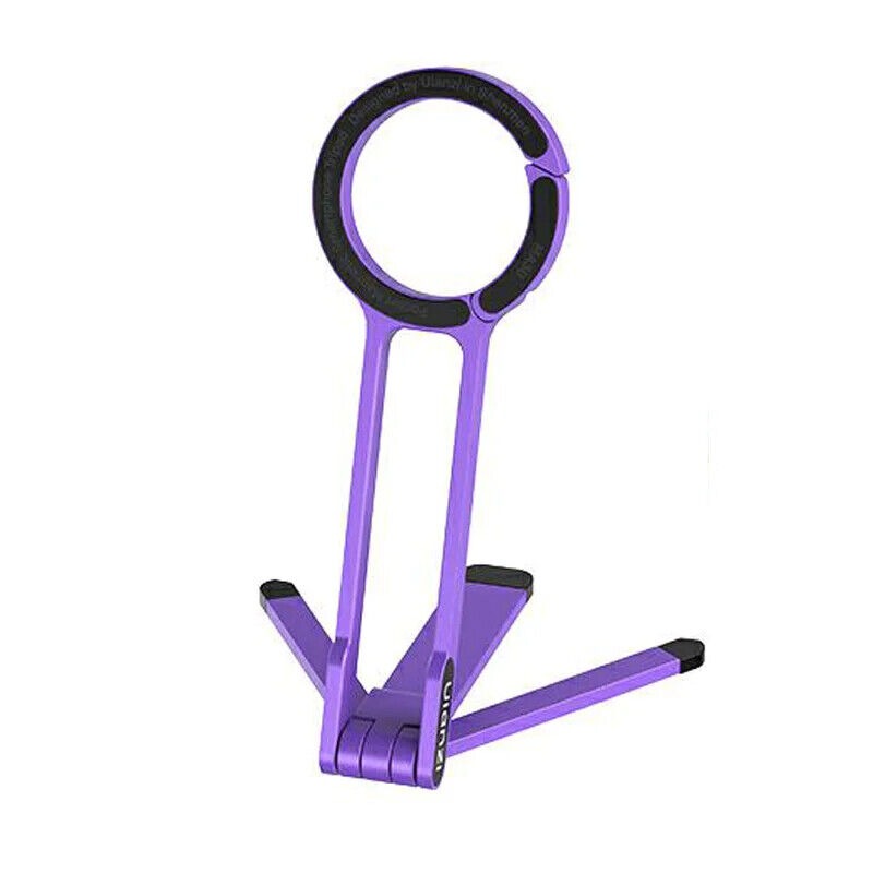 ULANZI MA30 Magnetic Phone Tripod Stand for iPhone - Aluminium Maglock Smartphone Mini Tripod Pocket Cell Phone Stand Dual-Sided Magnet Quick Mount