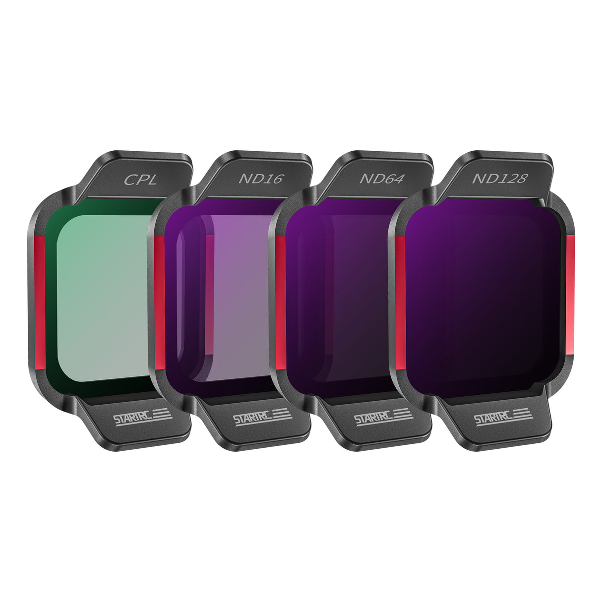 STARTRC ND/CPL Filter Set for DJI Flip Accessories,ND16/ND64/ND128/CPL Drone Lens Filters Set, Multi Coated HD Optical Glass 4 Pack