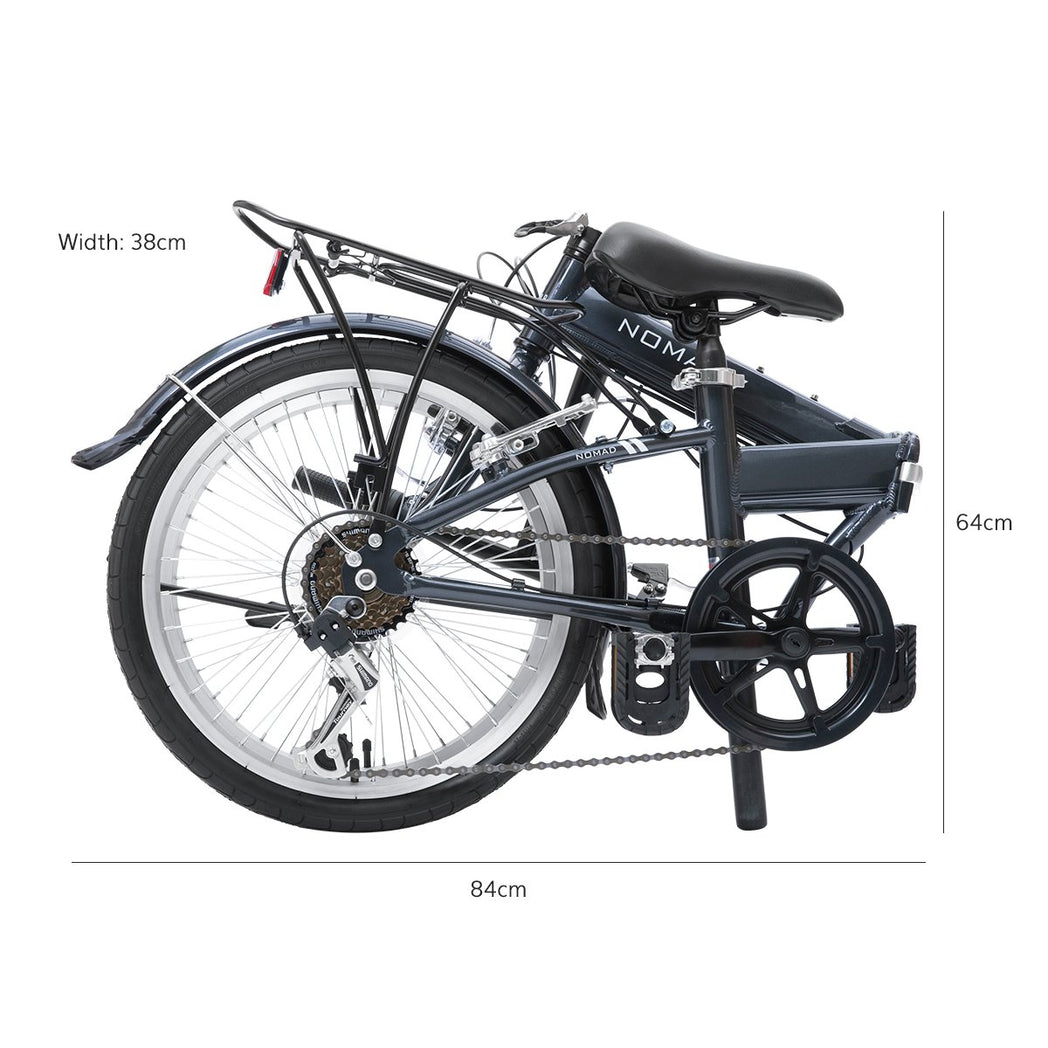 Progear Bikes Nomad Folding Bike 20 in Grey
