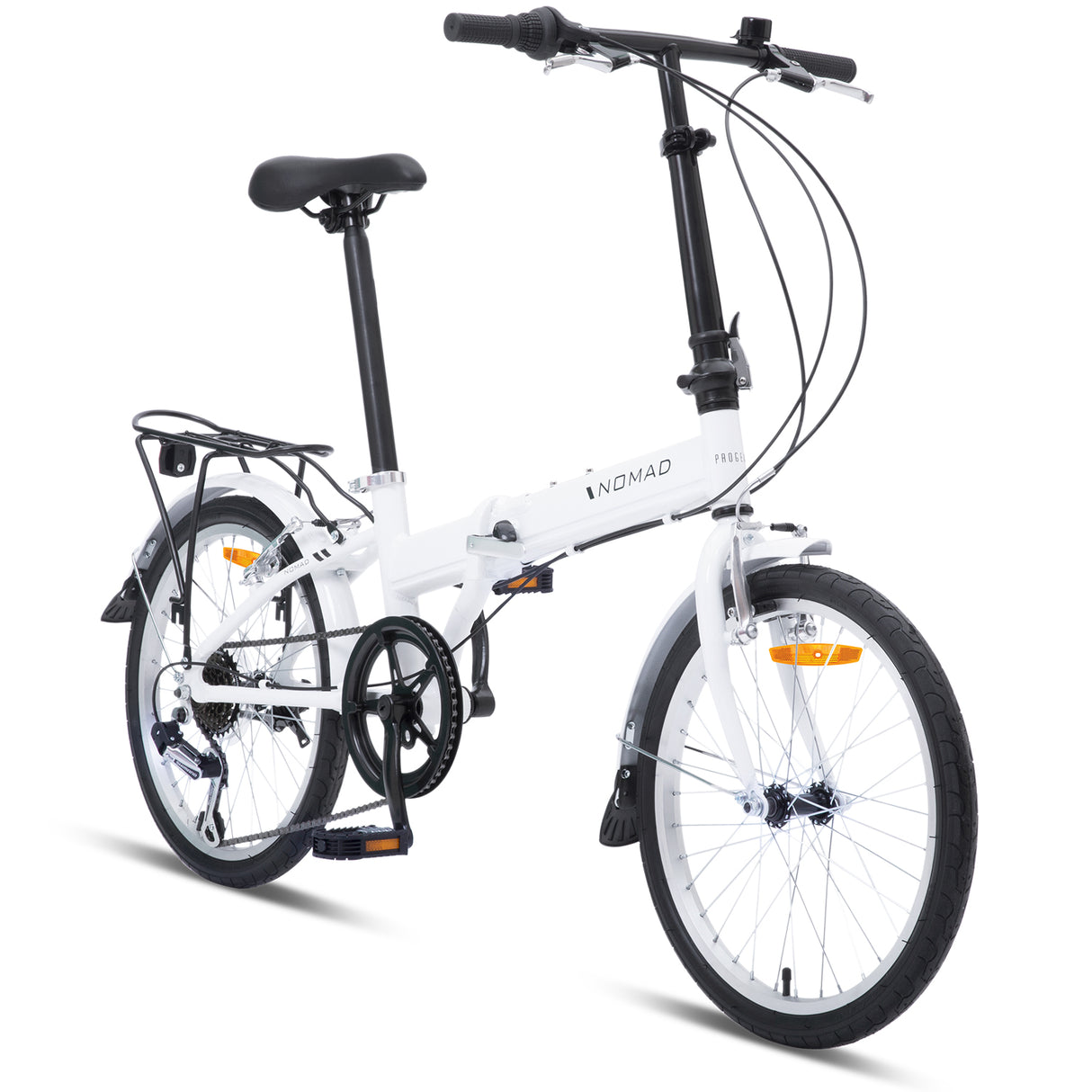 Progear Bikes Nomad Folding Bike 20 in Pearl White