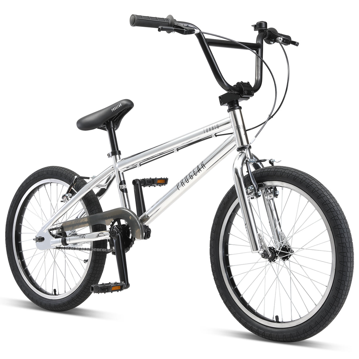 Progear Bikes Torrid BMX Bike 20 in Metallic Chrome