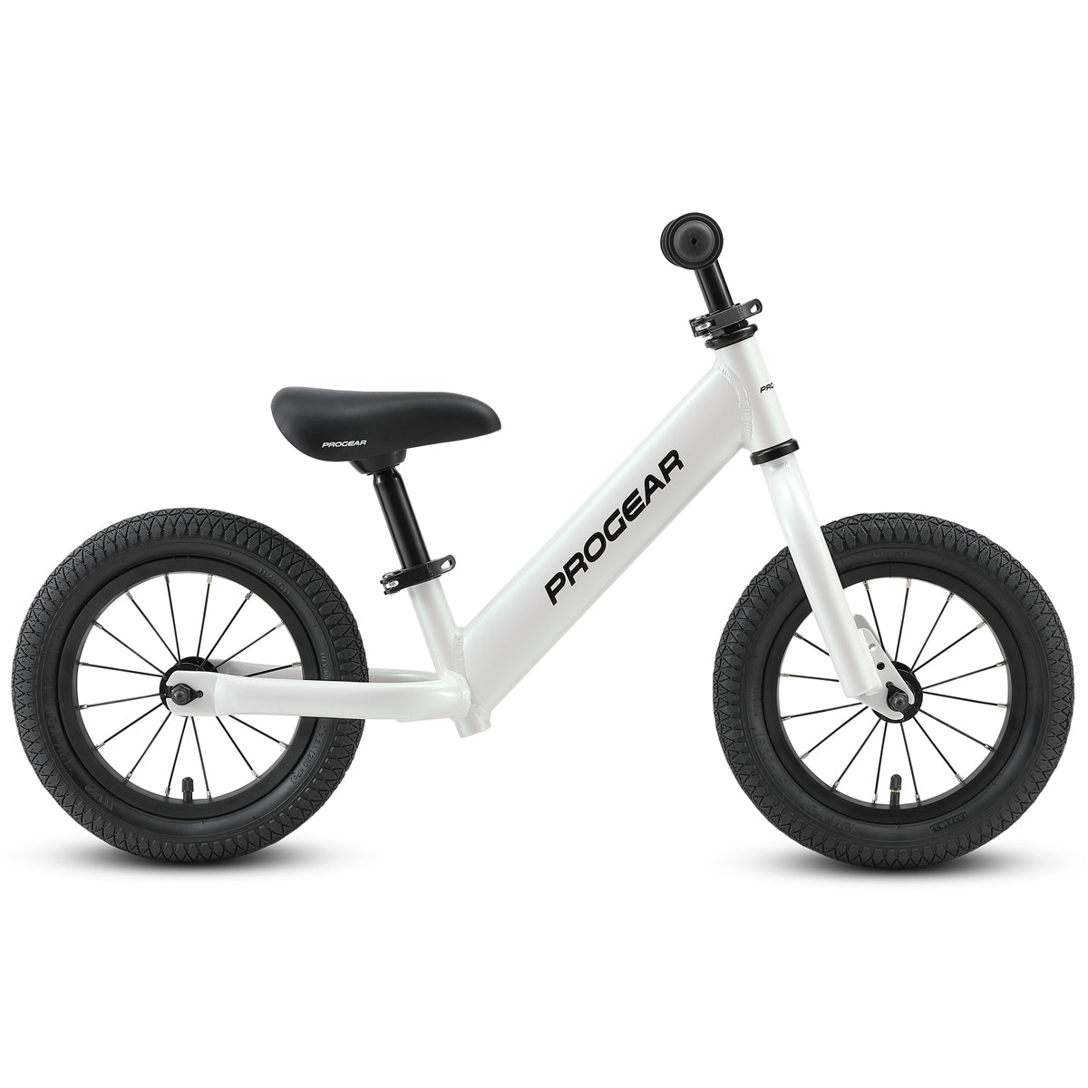Progear DuraLite Kids Balance Bike 12 - Pearl White