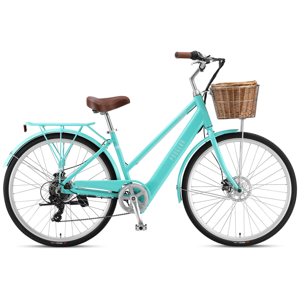 Progear Bikes E-Classique Vintage E-Bike 700c*17 in Seaform