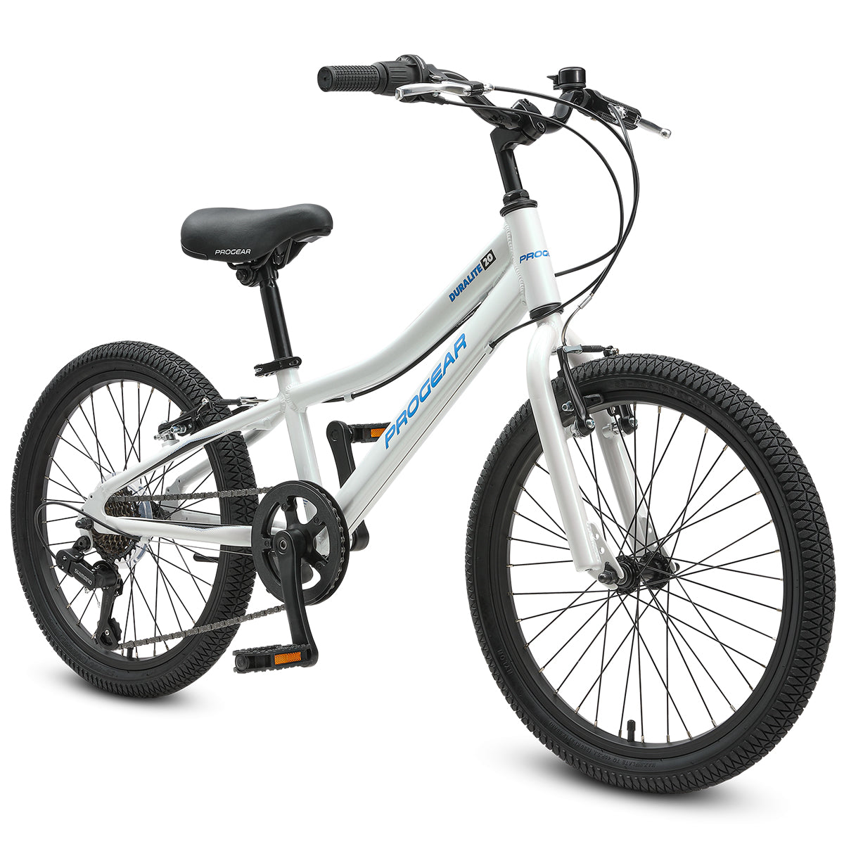 Progear DuraLite 7 Speed Kids Bike 20 - Pearl White