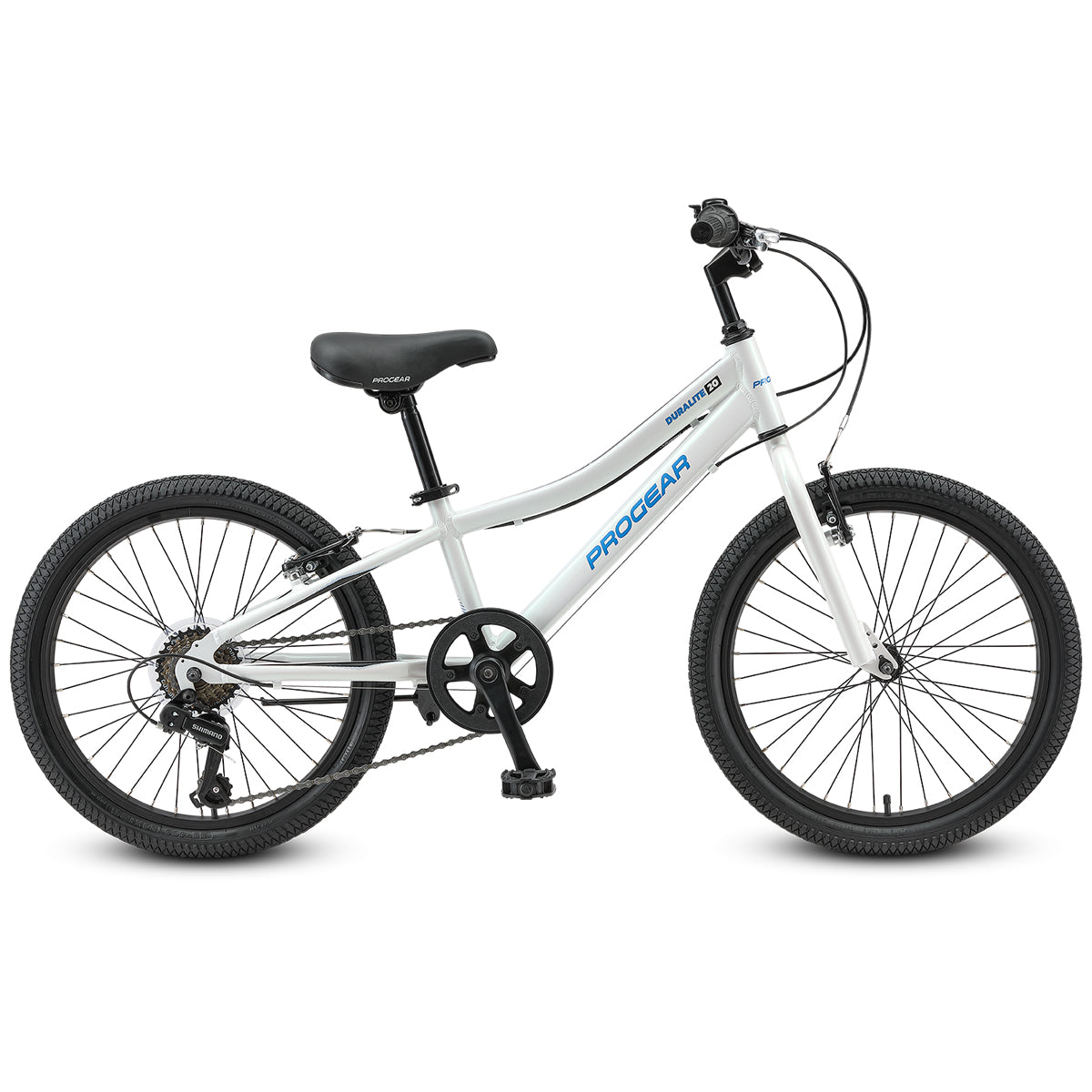 Progear DuraLite 7 Speed Kids Bike 20 - Pearl White
