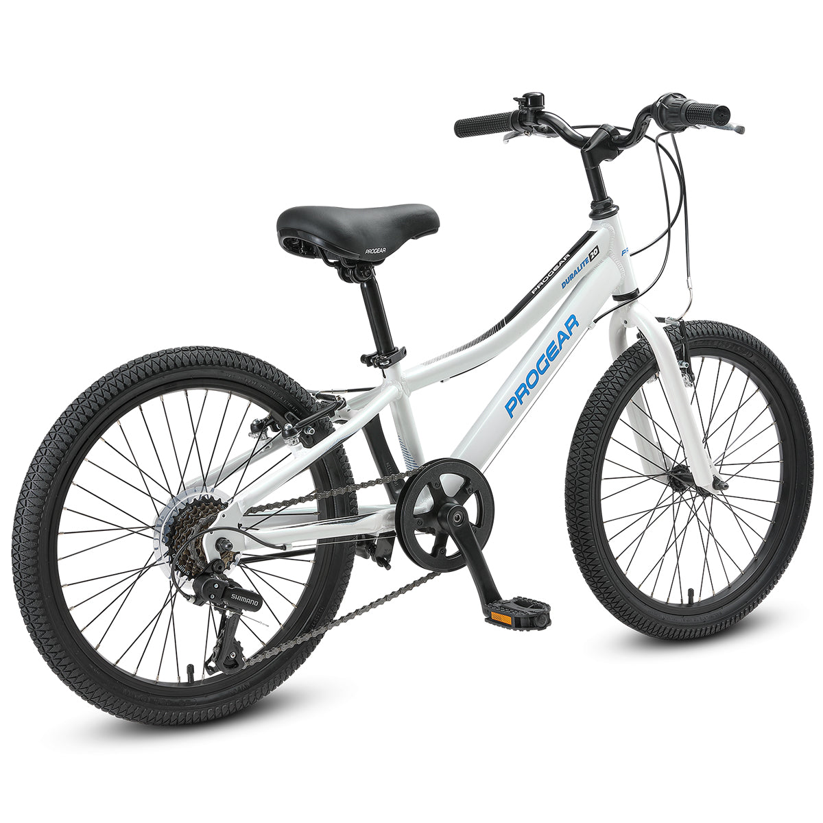 Progear DuraLite 7 Speed Kids Bike 20 - Pearl White