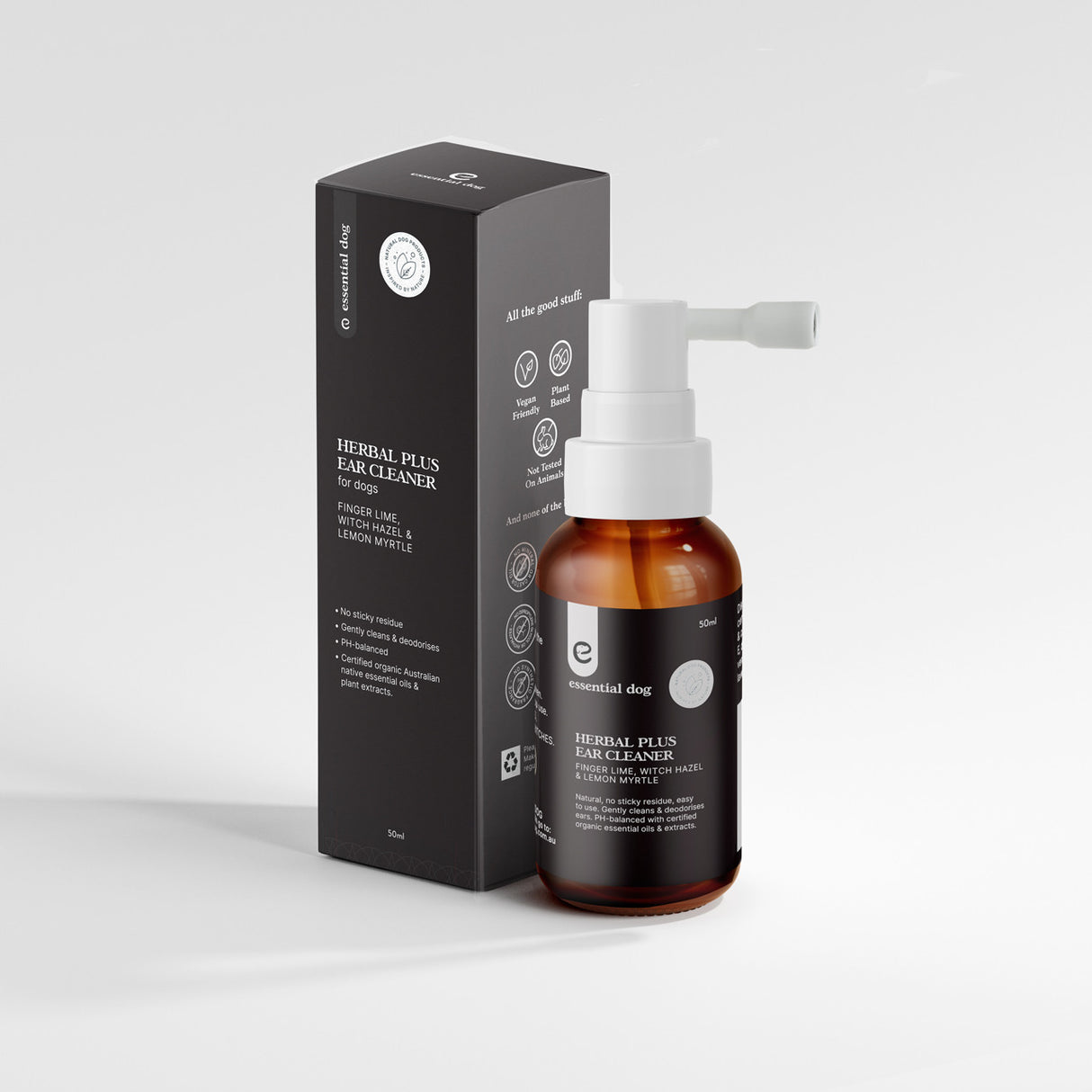 Herbal Plus Dog Ear Cleaner (Witch Hazel, Aloe & Lemon Myrtle)