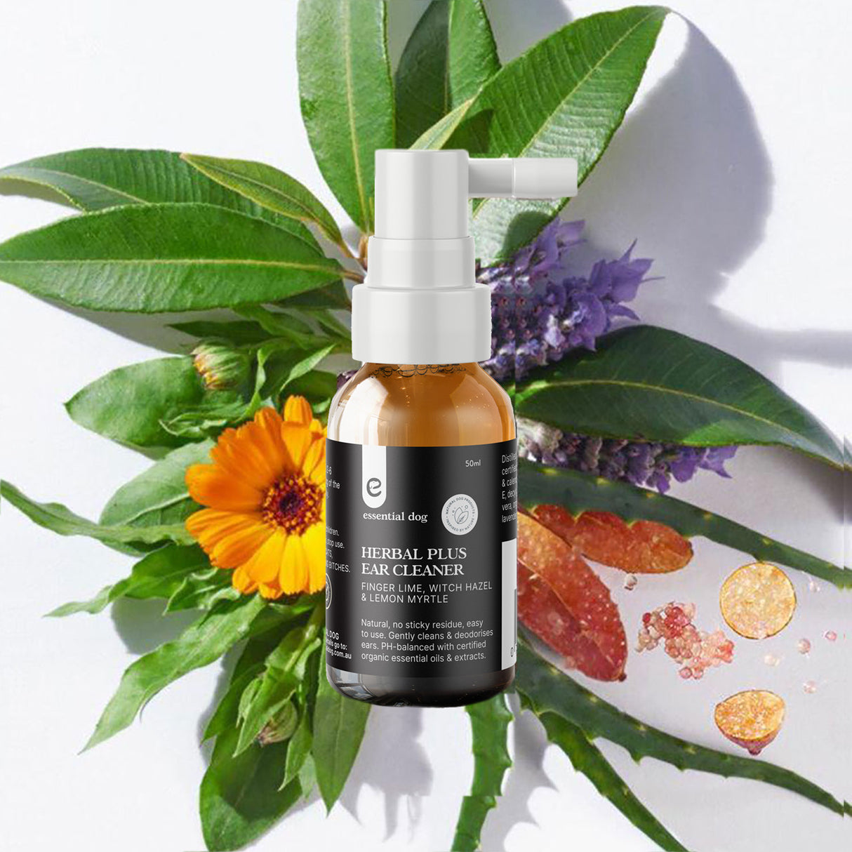 Herbal Plus Dog Ear Cleaner (Witch Hazel, Aloe & Lemon Myrtle)