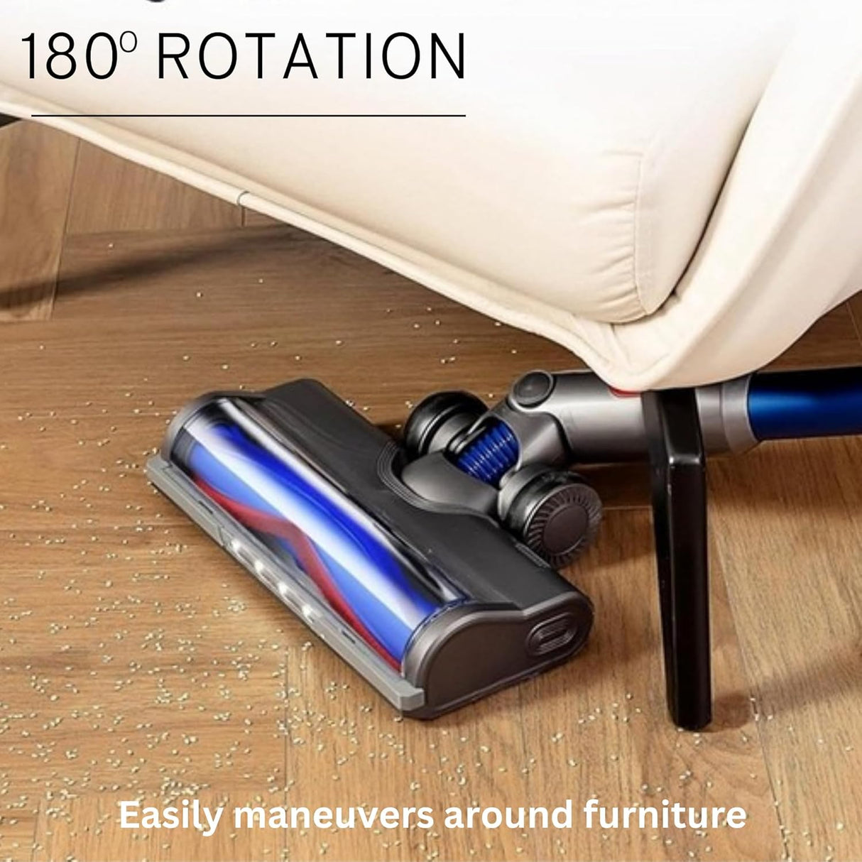 Motorhead & Fluffy Head Combo for Dyson V7 V8 V10 V11 V15 & Outsize