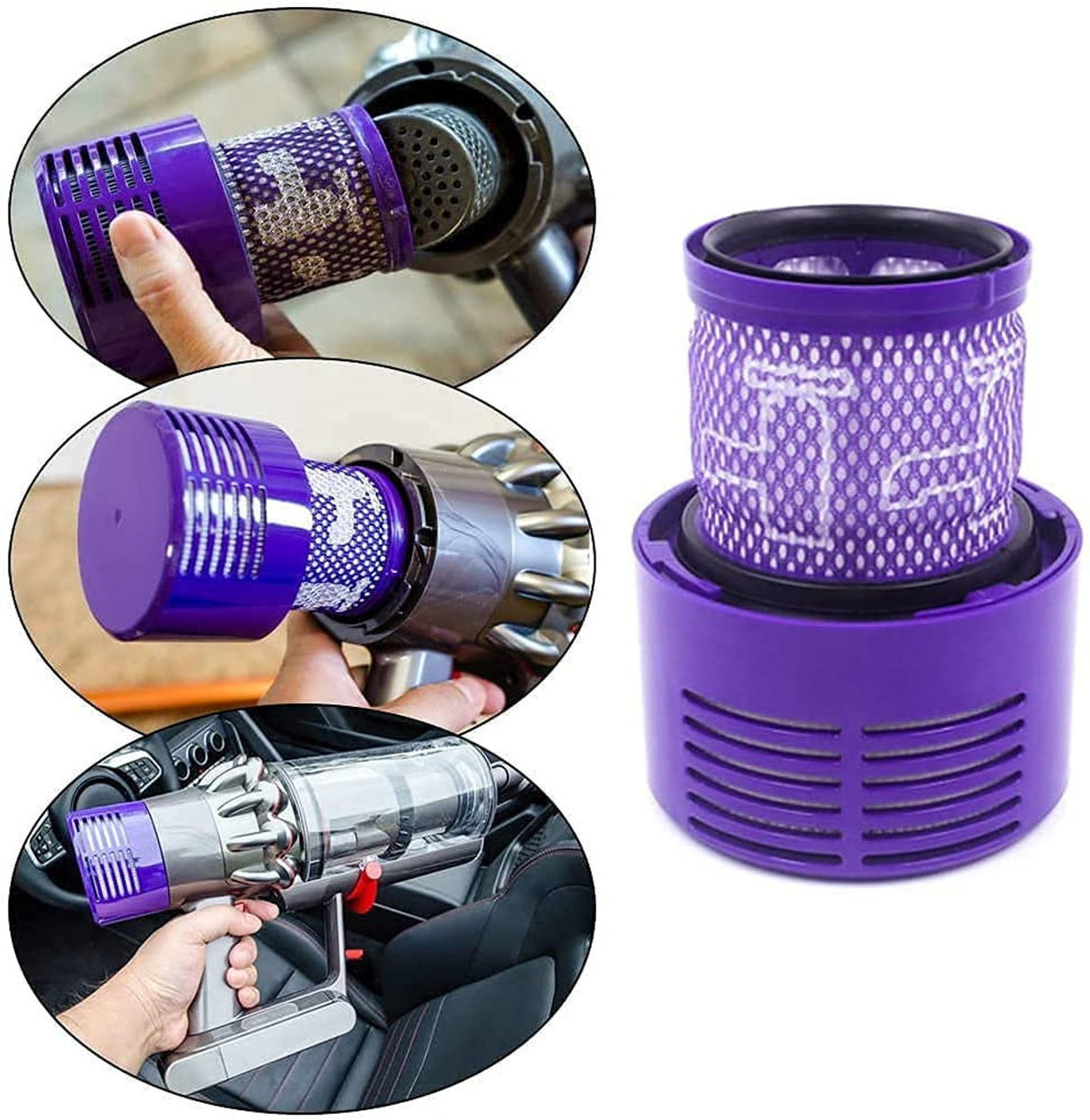 2 x HEPA Filters for Dyson V10 Vacuum Cleaners