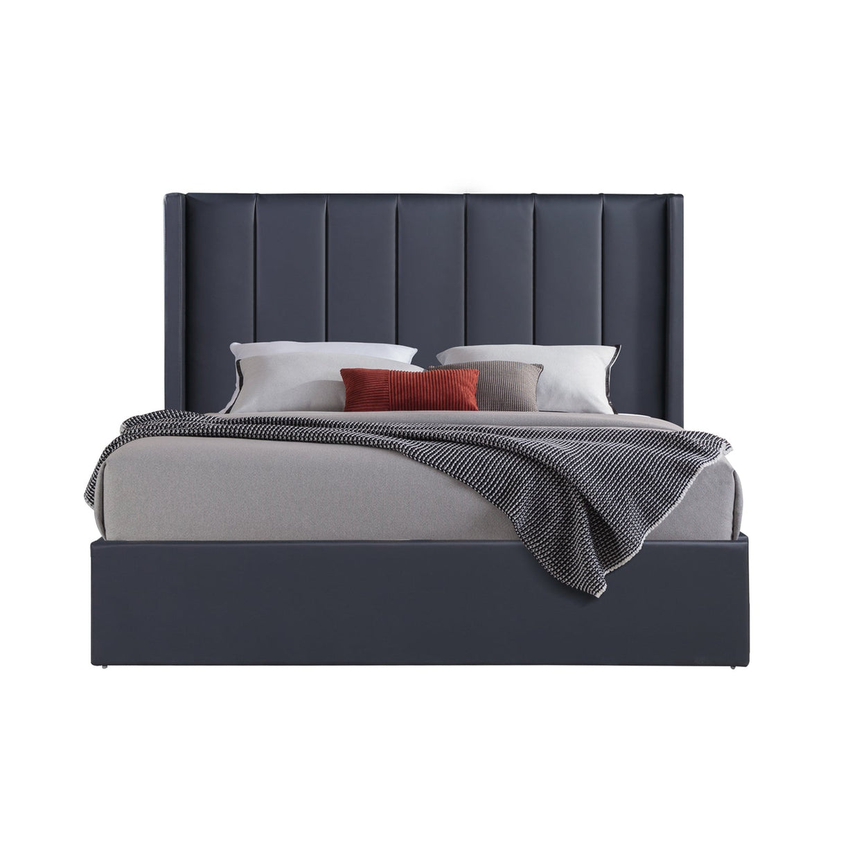 Prado 4pc Fabric Gas Lift Queen Bedroom Suite
