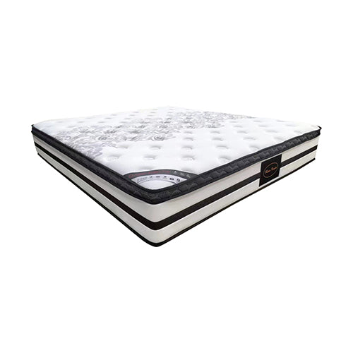 Kingston Slumber Mattress SINGLE Size Bed Euro Top Pocket Spring Bedding Firm Foam 34CM