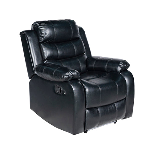 Chelsea 3R? Seater Finest Leatherette Recliner Feature Console LED Light Ultra Cushioned