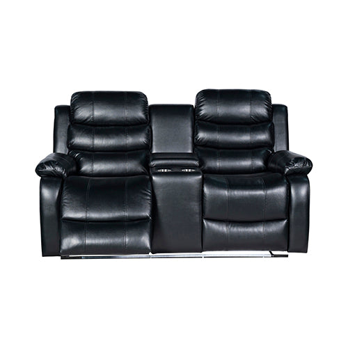 Chelsea 3R? Seater Finest Leatherette Recliner Feature Console LED Light Ultra Cushioned