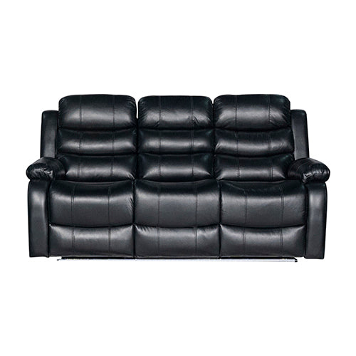 Chelsea 3R? Seater Finest Leatherette Recliner Feature Console LED Light Ultra Cushioned