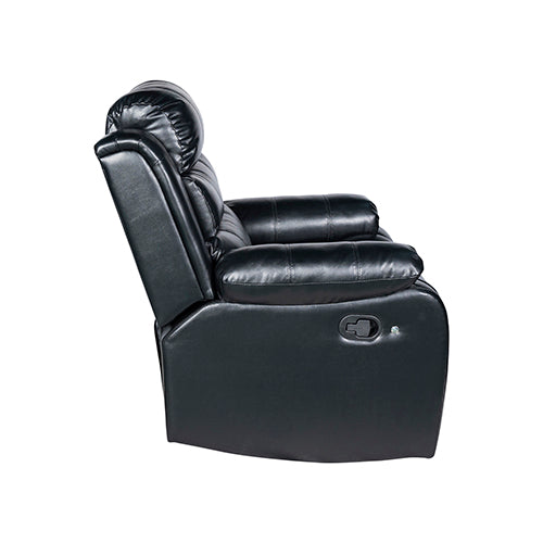 Chelsea 3R? Seater Finest Leatherette Recliner Feature Console LED Light Ultra Cushioned