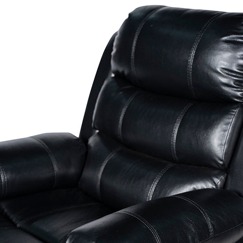 Chelsea 3R? Seater Finest Leatherette Recliner Feature Console LED Light Ultra Cushioned