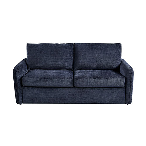Multifunctional 3 Seater Sofa Bed Fabric Upholstery Wooden Structure