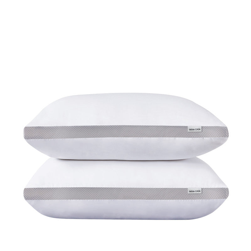 Luxurious Bamboo Cooling Twin Pack Plush Down-Like Pillows