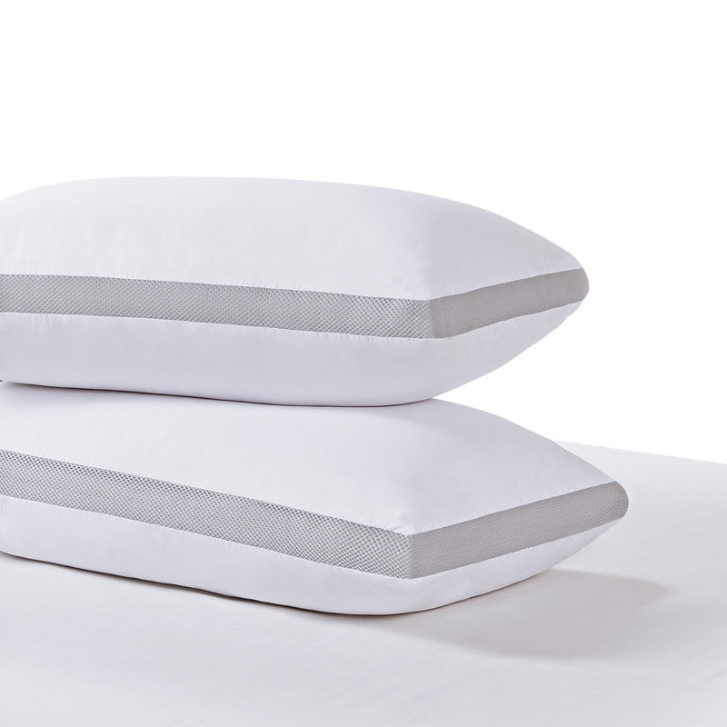 Luxurious Bamboo Cooling Twin Pack Plush Down-Like Pillows