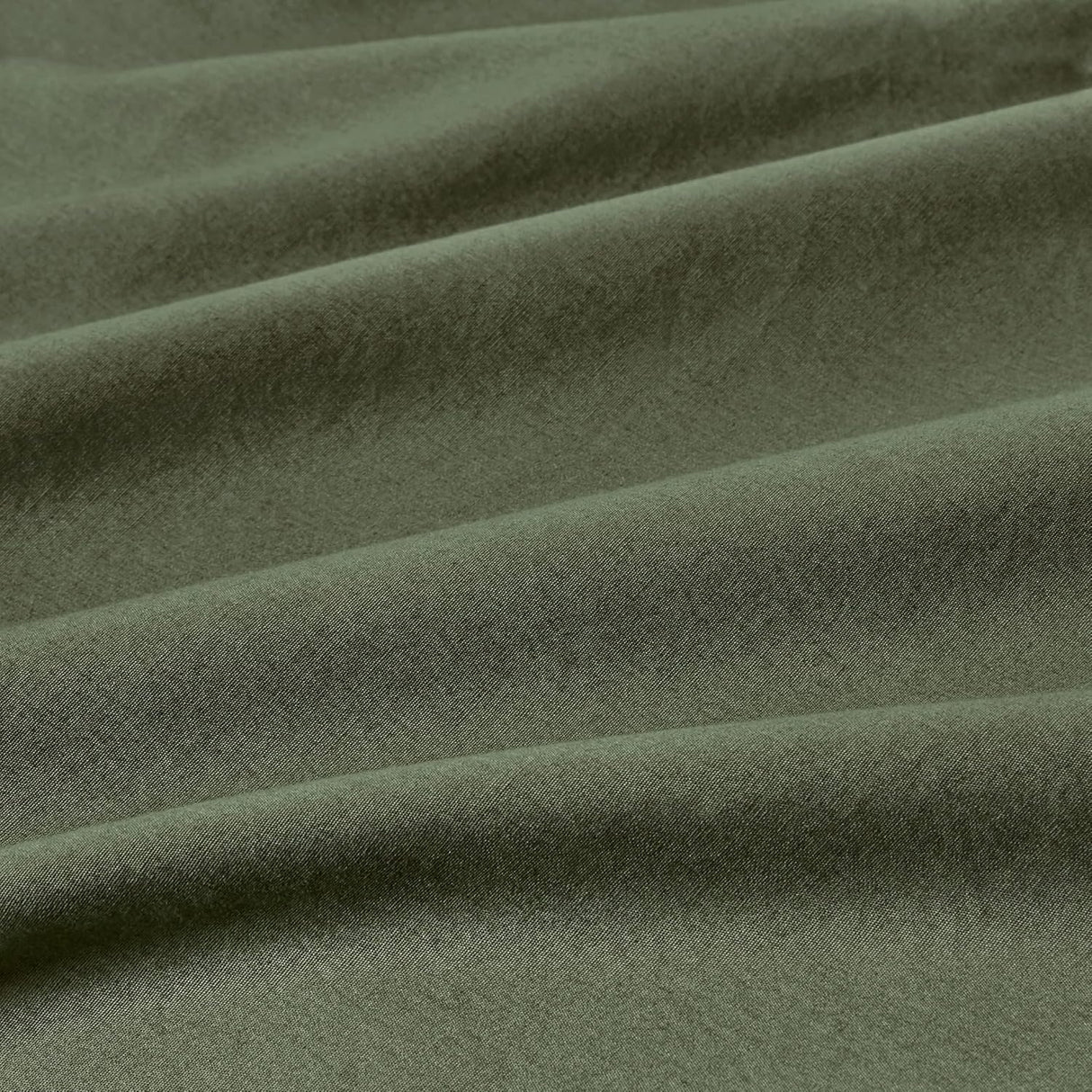 100% Vintage Washed Cotton Fitted Sheet Combo Set – 100% Natural Cotton, Ultra Soft & Breathable – Includes Fitted Sheet & Pillowcases – Machine Washable (Khaki Green, Double)