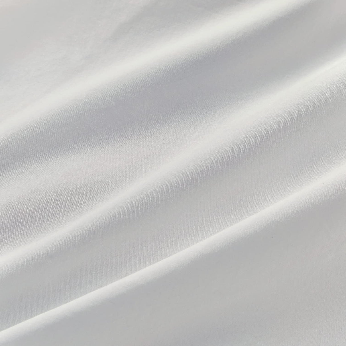 100% Cotton Vintage Washed Bed Quilt Cover Set - White - Double Size