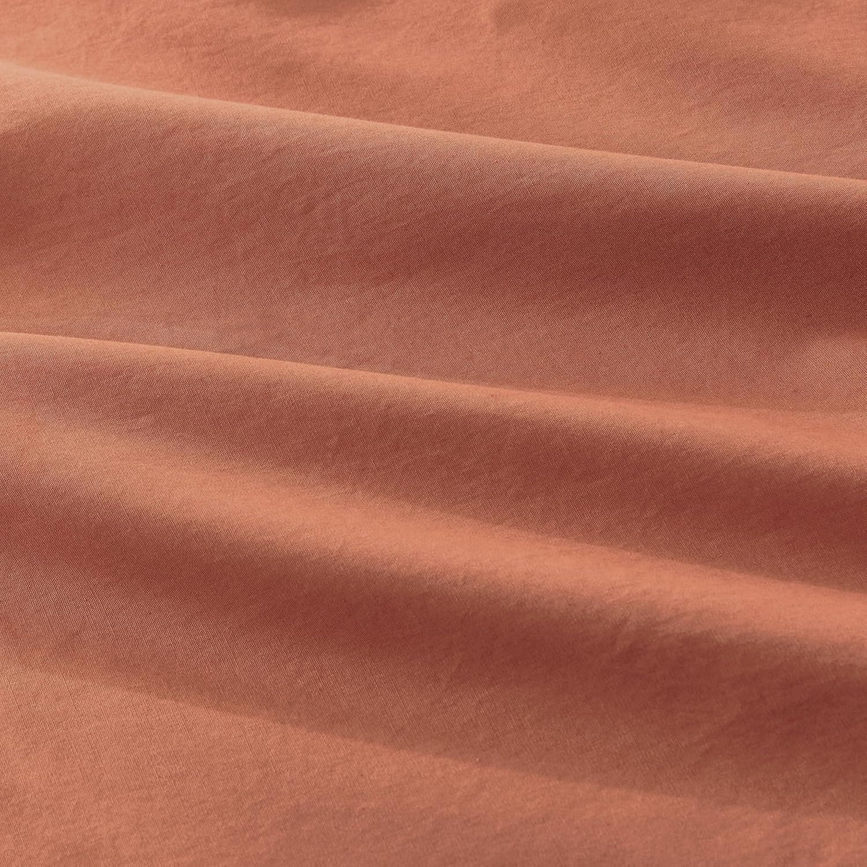 100% Vintage Washed Cotton Fitted Sheet Combo Set – 100% Natural Cotton, Ultra Soft & Breathable – Includes Fitted Sheet & Pillowcases – Machine Washable (Brick, Queen)