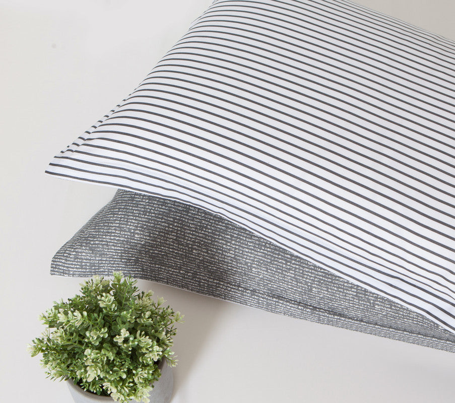 100% Cotton Reversible Quilt Cover Set - Gerry - Queen Size