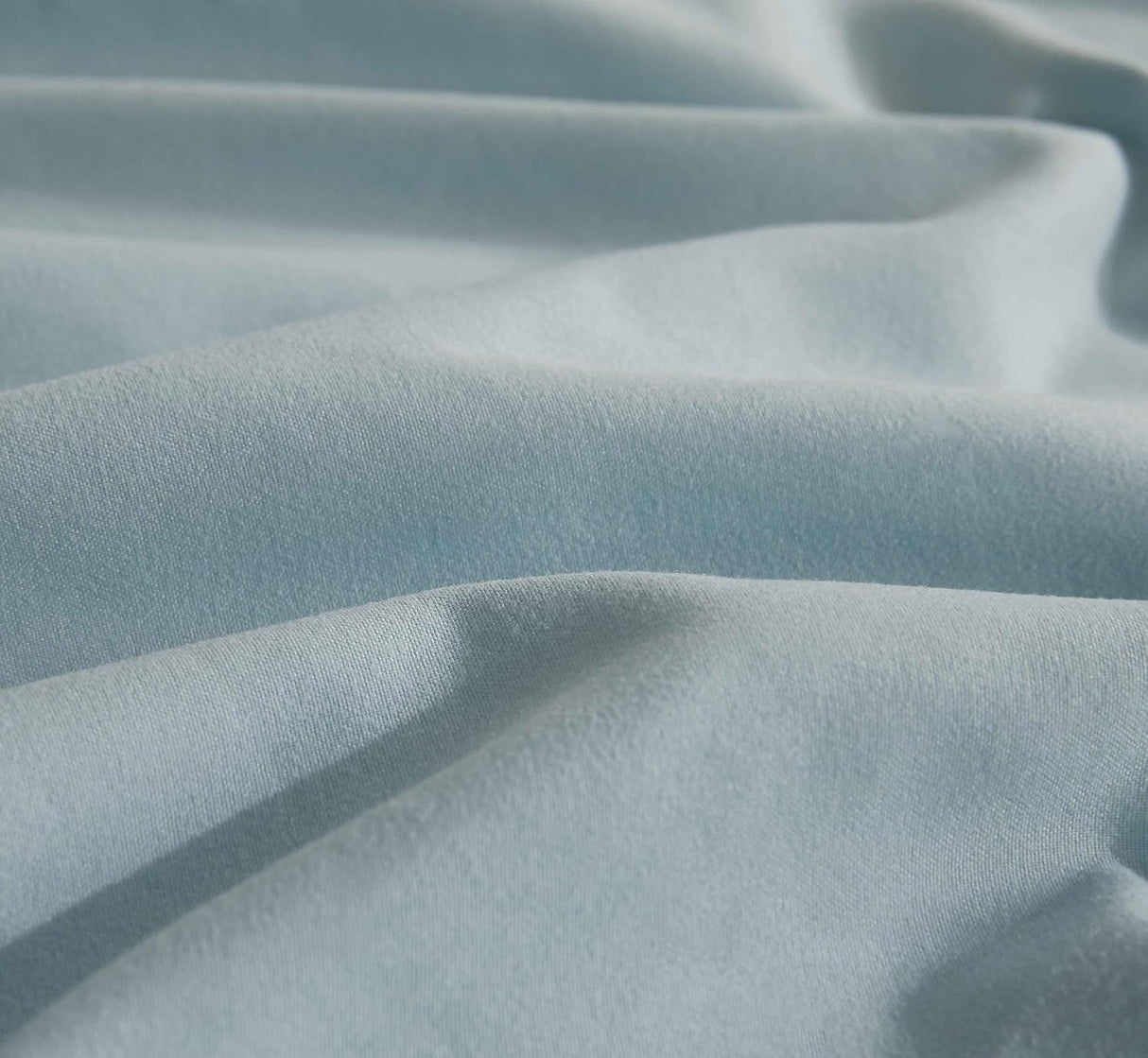 Vintage Washed Microfibre Sheet Set (Blue, King Single)