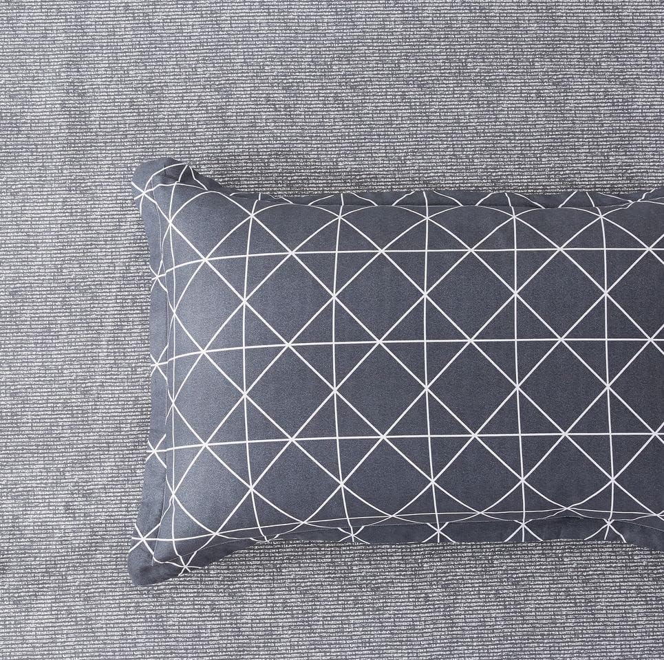 100% Cotton Manhattan Reversible Printed Quilt Cover Set - Super King Size