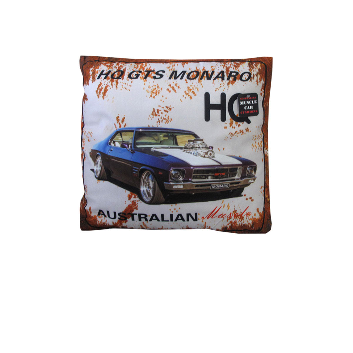 HQ GTS Monaro Blue Australian Muscle Car Cushion
