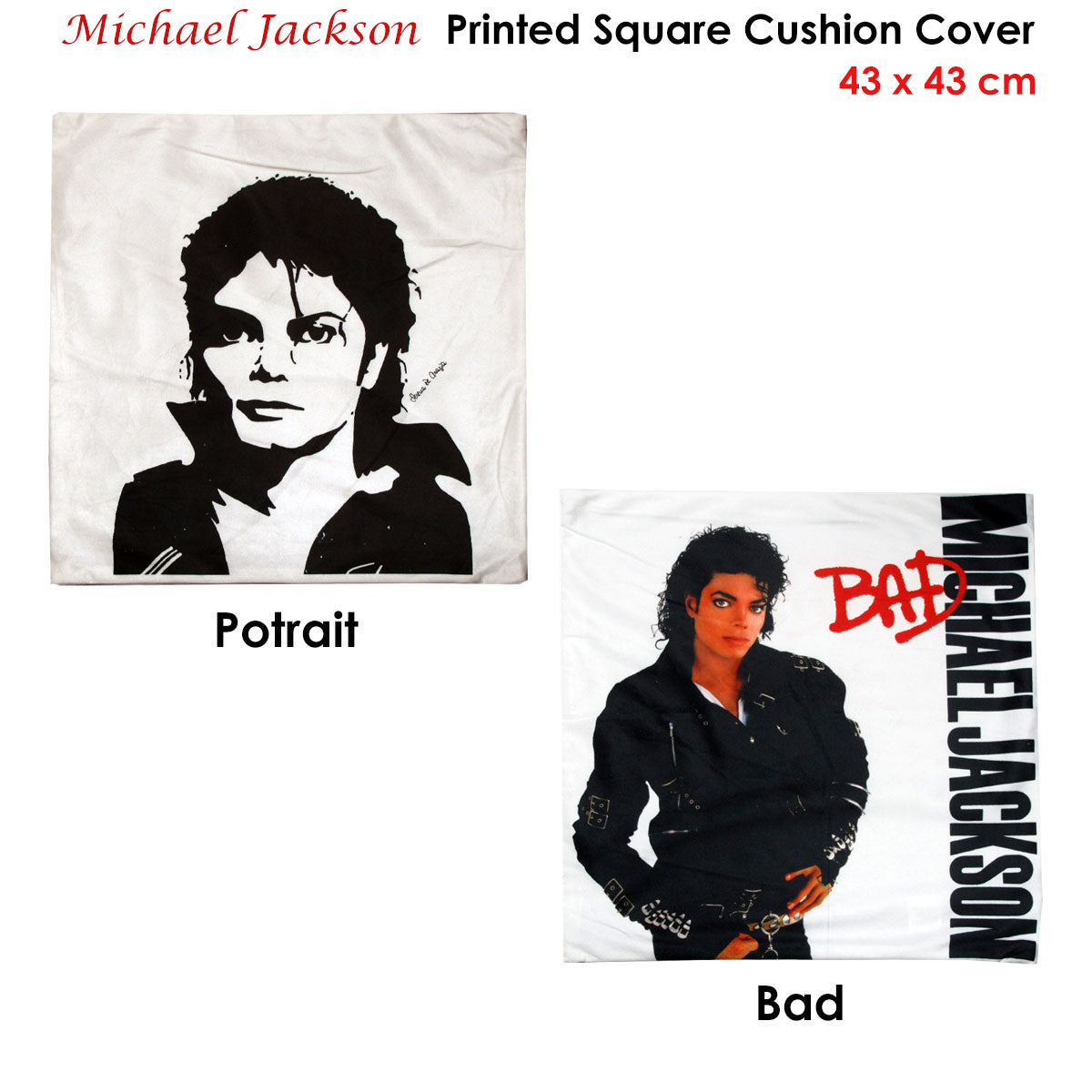 Michael Jackson Retro Vintage Cushion Cover