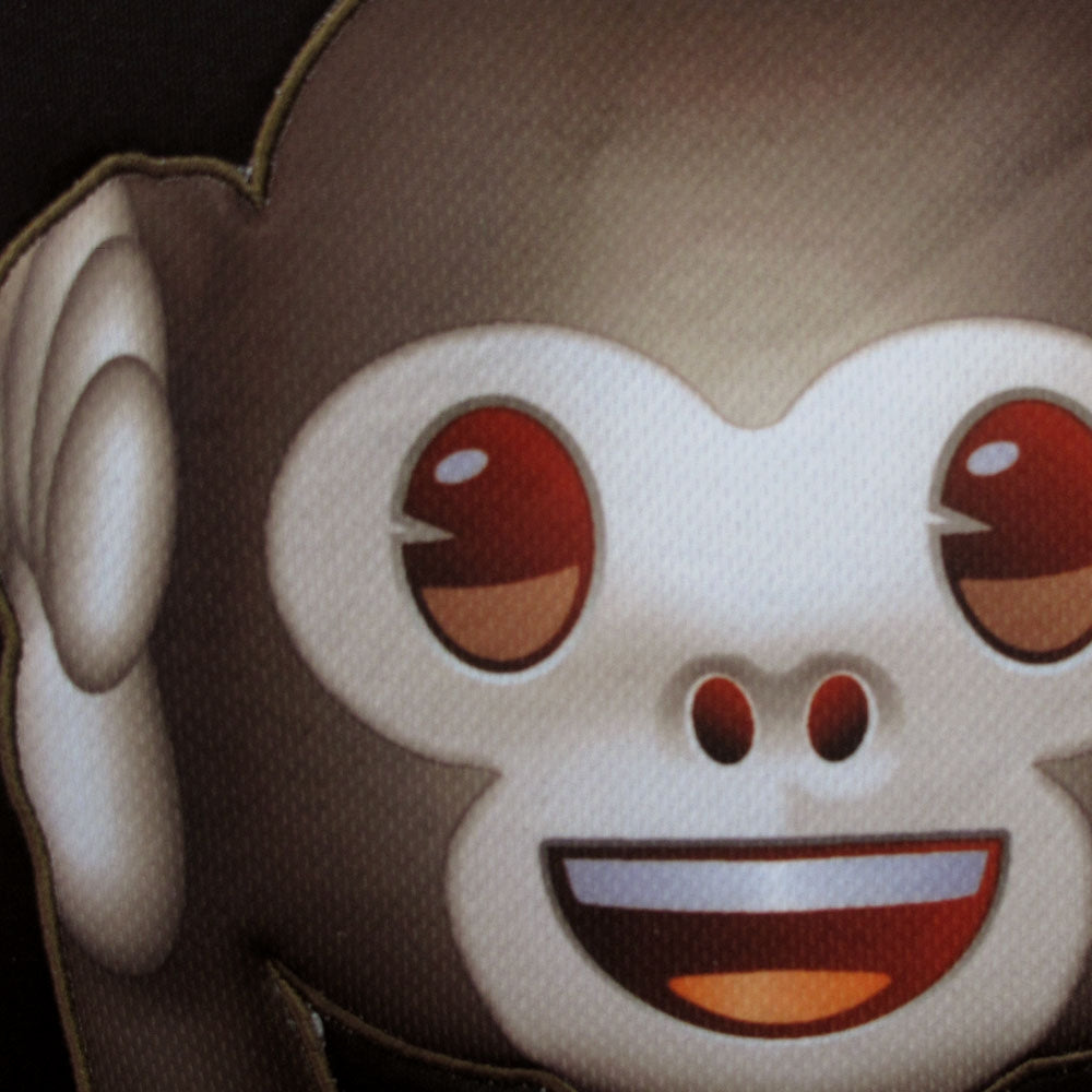 Funky Monkey Face Emoji Front Seat Covers for Cars