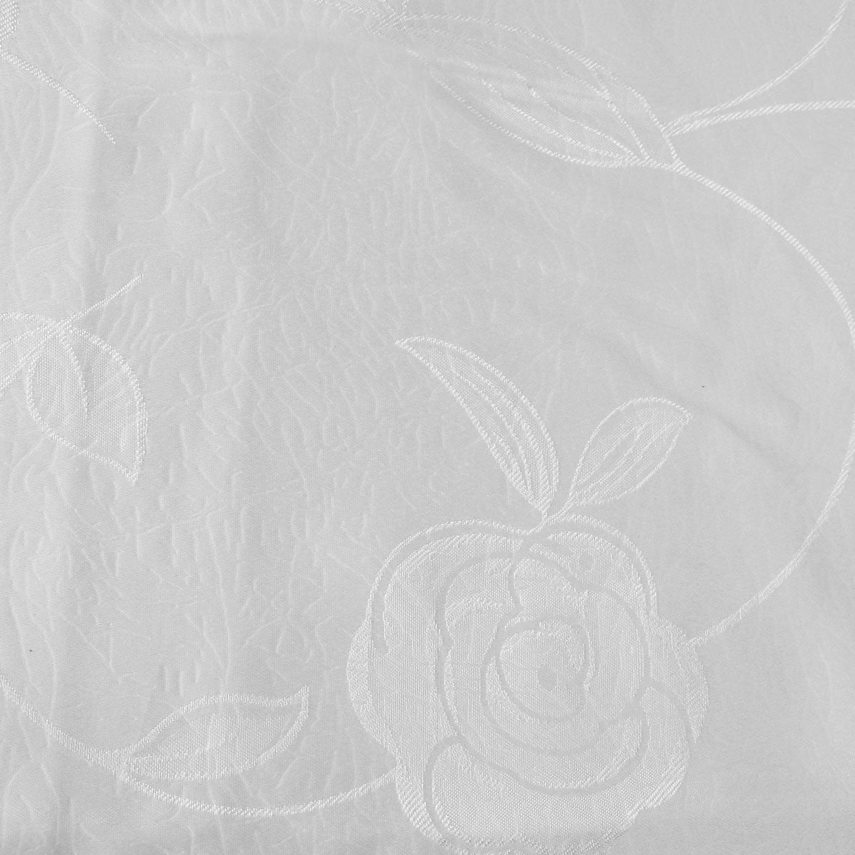 Jacquard Tablecloth Rosa White 135 x 180 cm